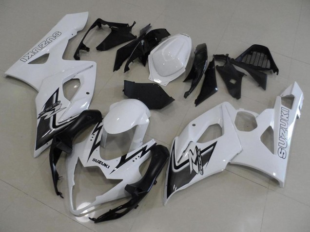 2005-2006 Suzuki GSXR 1000 Motorcycle Fairing - White Black UK