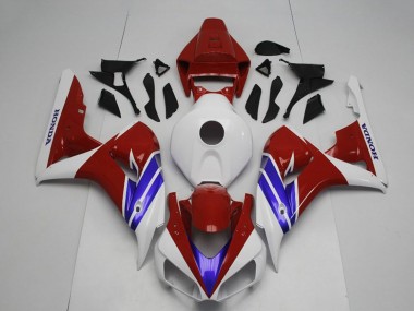 2006-2007 Honda CBR1000RR Motorcycle Fairing - White Red Blue UK