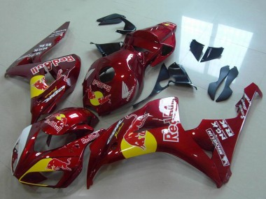2006-2007 Honda CBR1000RR Motorcycle Fairings - Red Yellow White Red Bull UK