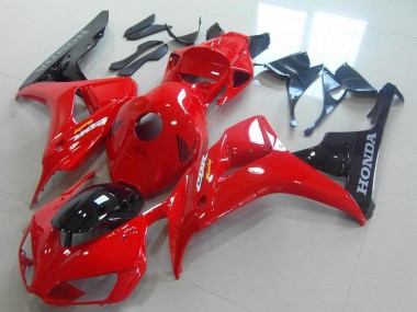 2006-2007 Honda CBR1000RR Bike Fairings - Red Glossy Black UK