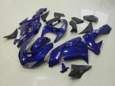 2006-2007 Kawasaki ZX10R Motorcycle Fairing Kits - Dark Blue UK