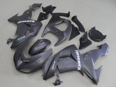 2006-2007 Kawasaki ZX10R Motorcycle Fairings - Matte Grey White Decal UK