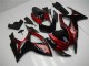 2006-2007 Suzuki GSXR 600/750 Motorcycle Fairing - Red Glossy Black UK