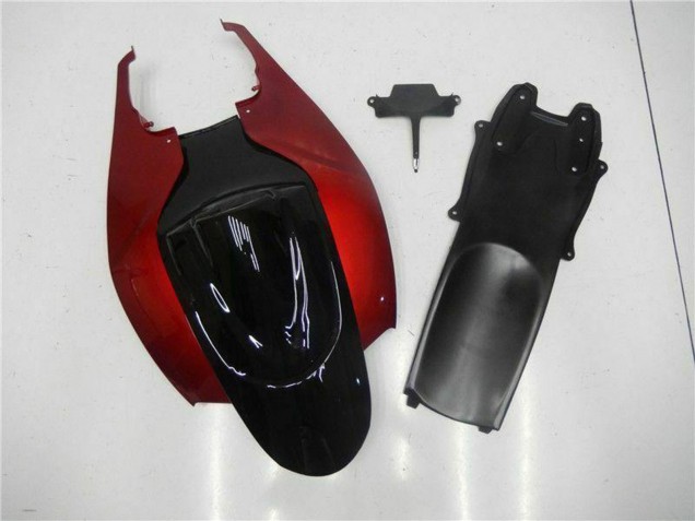2006-2007 Suzuki GSXR 600/750 Motorcycle Fairing - Red Glossy Black UK