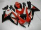 2006-2007 Suzuki GSXR 600/750 Motorcycle Fairings - Red Glossy Black UK