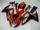 2006-2007 Suzuki GSXR 600/750 Motorcycle Fairings - Red Glossy Black UK