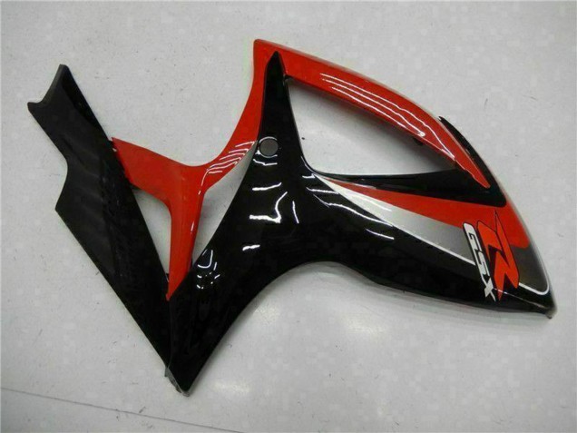 2006-2007 Suzuki GSXR 600/750 Motorcycle Fairings - Red Glossy Black UK
