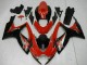 2006-2007 Suzuki GSXR 600/750 Motorcycle Fairings - Red Glossy Black UK