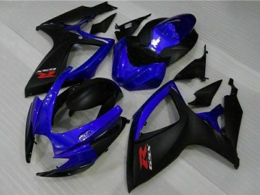 2006-2007 Suzuki GSXR 600/750 Motorcycle Fairings - Blue Matte Black Red UK