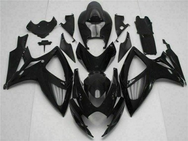 2006-2007 Suzuki GSXR 600/750 Motorcycle Fairing Kits - Glossy Black UK