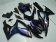 2006-2007 Suzuki GSXR 600/750 Motorcycle Fairings - Glossy Black Blue UK