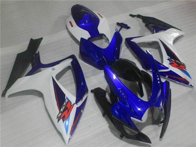 2006-2007 Suzuki GSXR 600/750 Motorcycle Fairings - White Blue Black Red UK