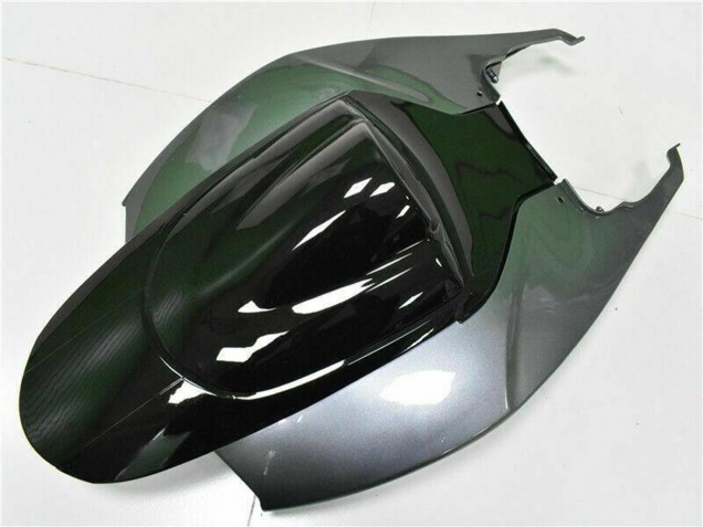 2006-2007 Suzuki GSXR 600/750 Motorcycle Fairings - Silver Glossy Black UK