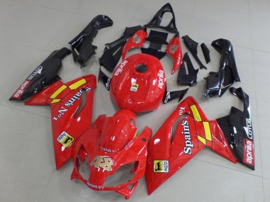 2006-2011 Aprilia RS125 Motorcycle Fairings - Red Black Yellow UK