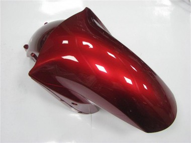 2006-2011 Kawasaki ZX14R ZZR1400 Motorcycle Fairings - Red Black UK