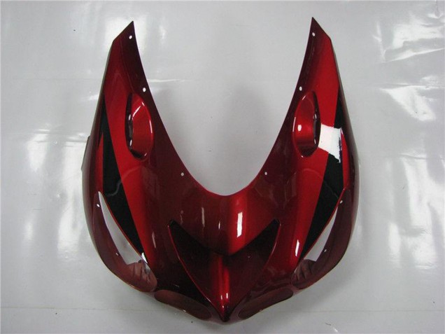 2006-2011 Kawasaki ZX14R ZZR1400 Motorcycle Fairings - Red Black UK