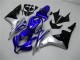 2007-2008 Honda CBR600RR Motorcycle Fairings - Silver Blue Glossy Black OEM Style UK