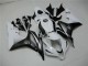 2007-2008 Honda CBR600RR Bike Fairings - White Glossy Black UK