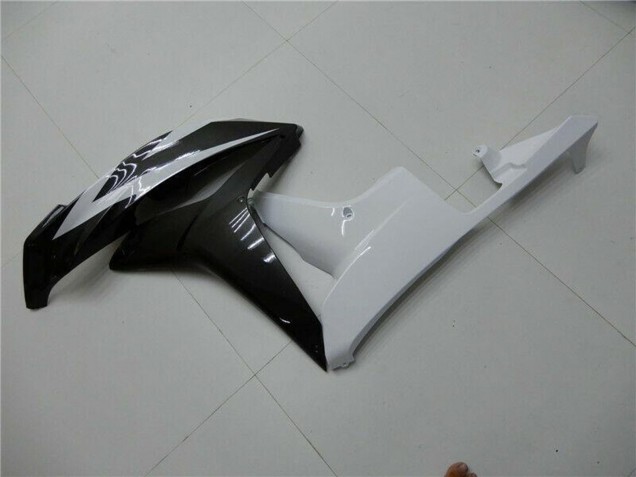 2007-2008 Honda CBR600RR Bike Fairings - White Glossy Black UK