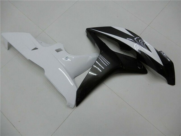 2007-2008 Honda CBR600RR Bike Fairings - White Glossy Black UK