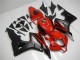 2007-2008 Honda CBR600RR Motorcycle Fairings - Red Matte Black with Decals UK