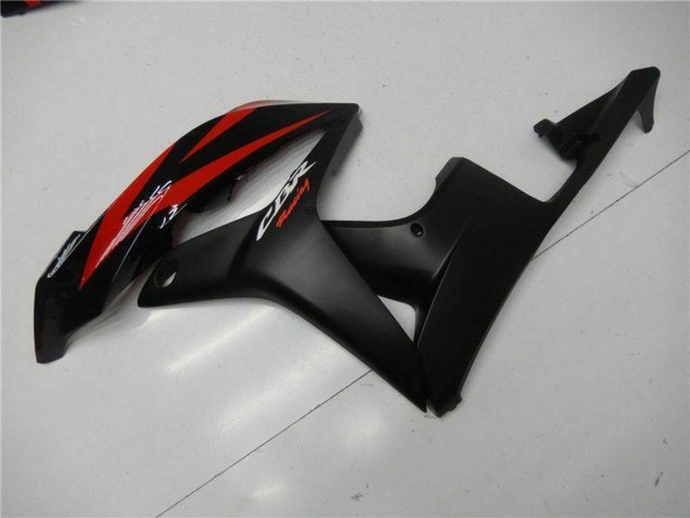 2007-2008 Honda CBR600RR Motorcycle Fairings - Red Matte Black with Decals UK