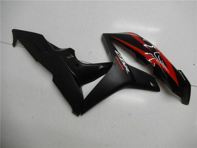 2007-2008 Honda CBR600RR Motorcycle Fairings - Red Matte Black with Decals UK