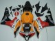 2007-2008 Honda CBR600RR Bike Fairings - Orange White Red Glossy Black Repsol UK
