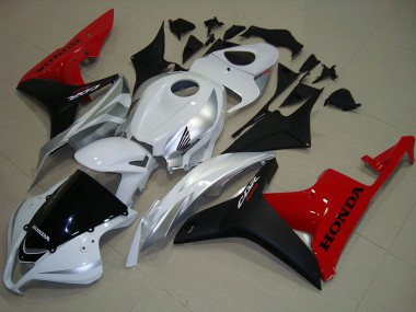 2007-2008 Honda CBR600RR Motorcycle Fairings - White Silver Red Glossy Black UK