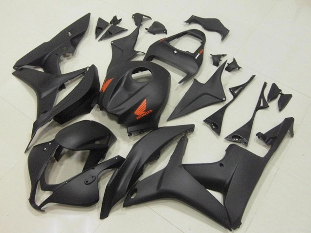2007-2008 Honda CBR600RR Motorcycle Fairing - Matte Black Red UK