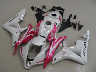 2007-2008 Honda CBR600RR Motorcycle Fairings - White Pink UK