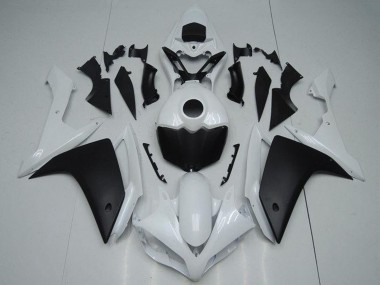 2007-2008 Yamaha YZF R1 Motorcycle Fairing - White Matte Black UK