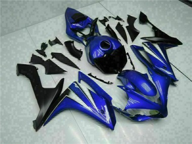 2007-2008 Yamaha YZF R1 Motorcycle Fairing - Blue White Black UK