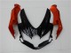 2008-2010 Suzuki GSXR 600/750 Motorcycle Fairings - Orange Grey Glossy Black UK