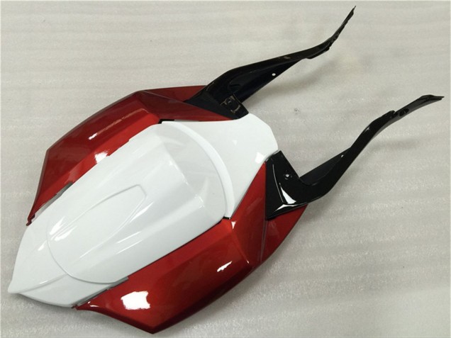 2008-2010 Suzuki GSXR 600/750 Motorcycle Fairings - White Red Glossy Black UK