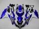 2008-2010 Suzuki GSXR 600/750 Motorcycle Fairings - White Blue Black Red Line UK