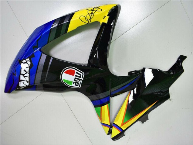 2008-2010 Suzuki GSXR 600/750 Motorcycle Fairings - Blue Yellow Shark UK