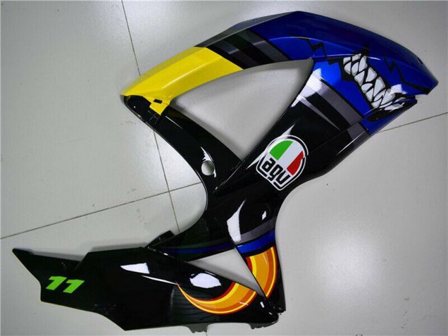 2008-2010 Suzuki GSXR 600/750 Motorcycle Fairings - Blue Yellow Shark UK