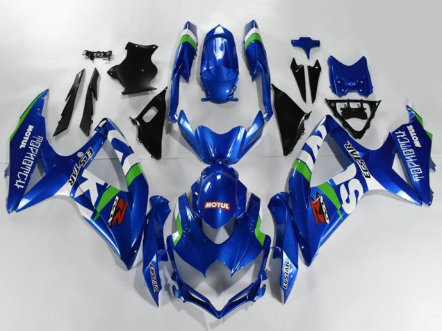 2008-2010 Suzuki GSXR 600/750 Motorcycle Fairings - Blue White Green Black UK
