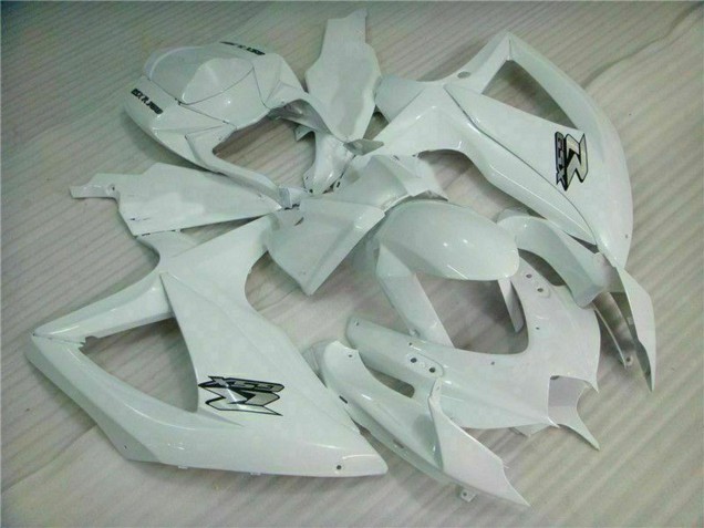 2008-2010 Suzuki GSXR 600/750 Motorcycle Fairings - White UK