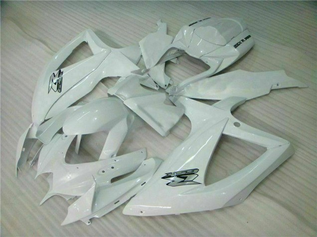 2008-2010 Suzuki GSXR 600/750 Motorcycle Fairings - White UK