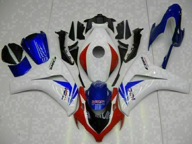 2008-2011 Honda CBR1000RR Bike Fairings - White Red Blue HRC UK