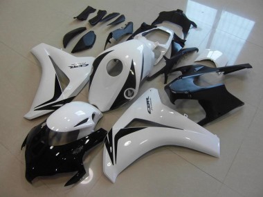 2008-2011 Honda CBR1000RR Motorcycle Fairing Kits - White Glossy Black UK