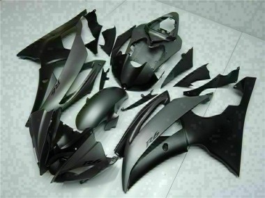 2008-2016 Yamaha YZF R6 Motorcycle Fairings - Grey Matte Black UK