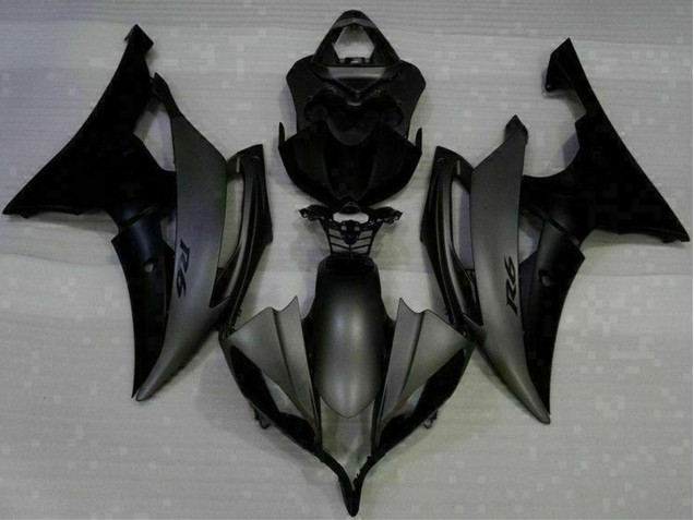 2008-2016 Yamaha YZF R6 Motorcycle Fairing - Matte Black UK