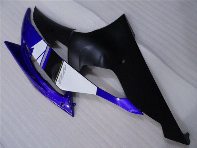 2008-2016 Yamaha YZF R6 Motorcycle Fairings - White Blue Matte Black UK