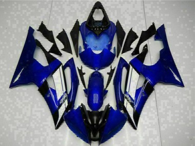 2008-2016 Yamaha YZF R6 Motorcycle Fairings - Blue White UK