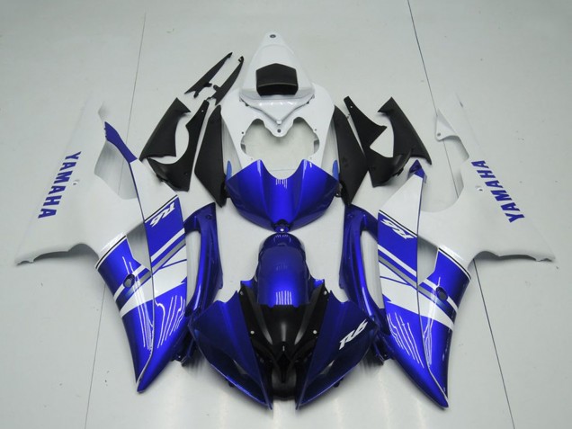 2008-2016 Yamaha YZF R6 Motorcycle Fairings - White Blue Black OEM Style UK