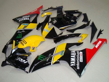 2008-2016 Yamaha YZF R6 Motorcycle Fairings - Yellow Red Glossy Black Green Monster Motul UK