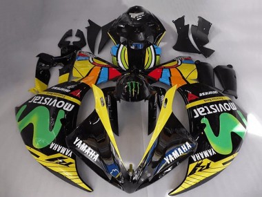 2009-2011 Yamaha YZF R1 Motorcycle Fairings - Rossi MoviStar UK